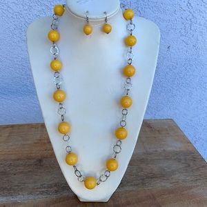 Yellow necklace